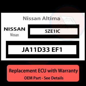 JA11D33 EF1 5ZE1IC ECU - PLUG & PLAY |  Nissan Altima | ECM PCM BCM Engine Control Computer OEM