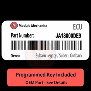 JA18000DE9  ECU - PLUG & PLAY |  Subaru Legacy / Subaru Outback | ECM PCM BCM Engine Control Computer OEM