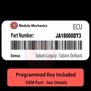JA18000DT3  ECU - PLUG & PLAY |  Subaru Legacy / Subaru Outback | ECM PCM BCM Engine Control Computer OEM