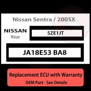 JA18E53 BA8 5ZE1JT ECU - PLUG & PLAY |  Nissan Sentra / 200SX | ECM PCM BCM Engine Control Computer OEM