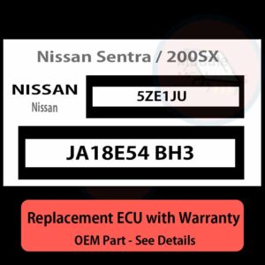 JA18E54 BH3 5ZE1JU ECU - PLUG & PLAY |  Nissan Sentra / 200SX | ECM PCM BCM Engine Control Computer OEM