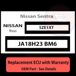 JA18H23 BM6 5ZE1XT ECU - PLUG & PLAY |  Nissan Sentra | ECM PCM BCM Engine Control Computer OEM