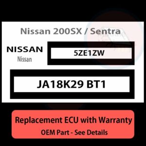 JA18K29 BT1 5ZE1ZW ECU - PLUG & PLAY |  Nissan 200SX / Sentra | ECM PCM BCM Engine Control Computer OEM