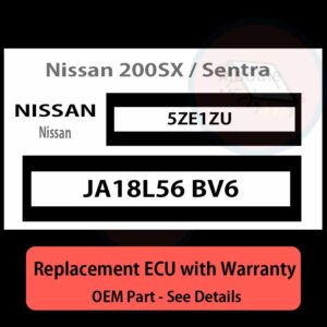 JA18L56 BV6 5ZE1ZU ECU - PLUG & PLAY |  Nissan 200SX / Sentra | ECM PCM BCM Engine Control Computer OEM
