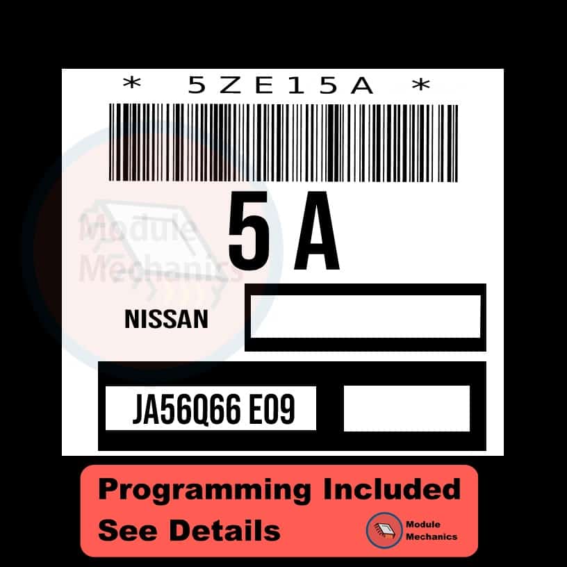 JA56Q66 E09 ECU with PROGRAMMING - VIN & Security | Nissan Altima | ECM PCM Engine Control Computer OEM JA56Q66 E09 ECU with PROGRAMMING - VIN & Security | Nissan Altima | ECM PCM Engine Control Computer OEM