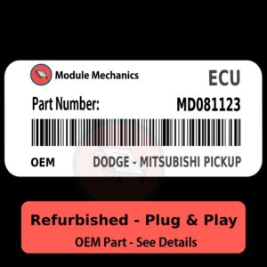 MD081123 ECU - PLUG & PLAY |  Mitsubishi Mighty Max | ECM PCM BCM Engine Control Computer OEM