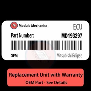 MD193297 ECU - PLUG & PLAY | 1993 Mitsubishi Eclipse | ECM PCM BCM Engine Control Computer OEM