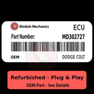 MD302727 ECU - PLUG & PLAY - | Dodge Colt | ECM PCM BCM Engine Control Computer OEM