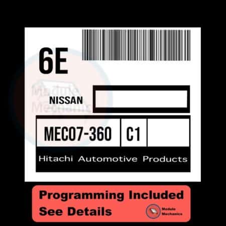 MEC07-360 ECU with PROGRAMMING - VIN & Security | Nissan Xterra / Frontier | ECM PCM Engine Control Computer OEM