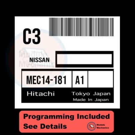 MEC14-181 ECU with PROGRAMMING - VIN & Security | Nissan Pathfinder / QX4 | ECM PCM Engine Control Computer OEM
