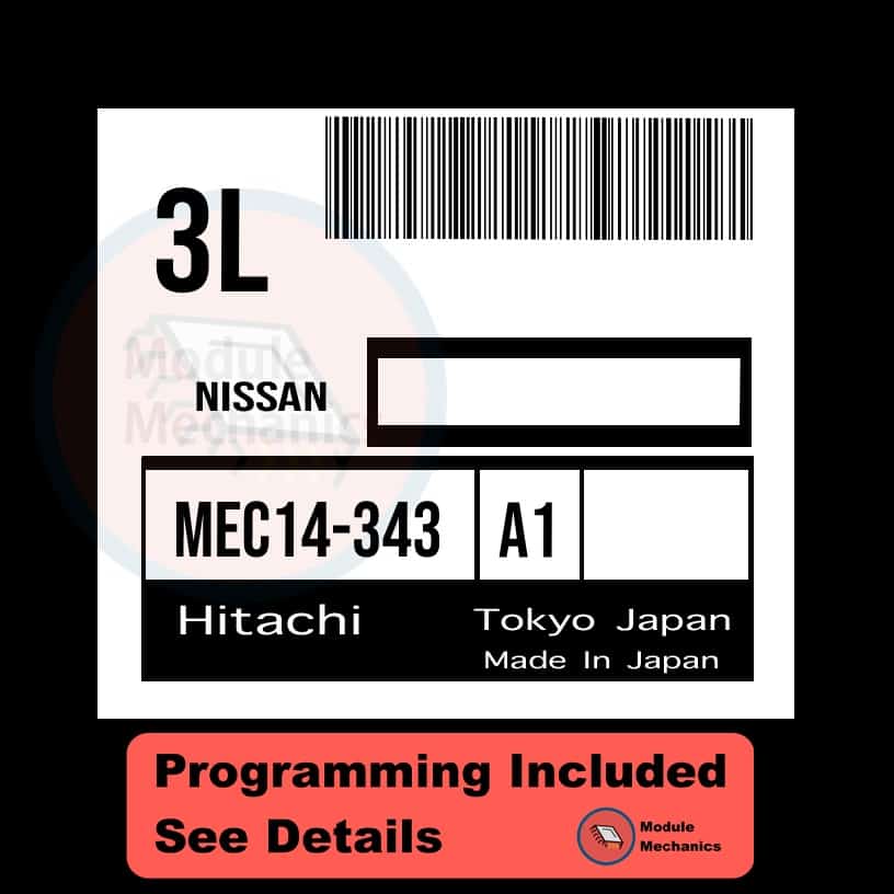 MEC14-343 ECU with PROGRAMMING - VIN & Security | Nissan Pathfinder / QX4 | ECM PCM Engine Control Computer OEM MEC14-343 ECU with PROGRAMMING - VIN & Security | Nissan Pathfinder / QX4 | ECM PCM Engine Control Computer OEM