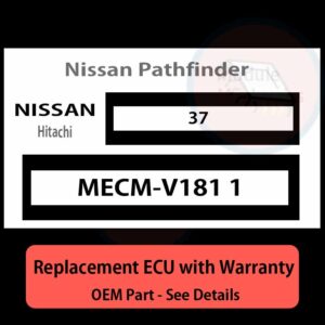 MECM-V181 1 37 ECU - PLUG & PLAY |  Nissan Pathfinder | ECM PCM BCM Engine Control Computer OEM