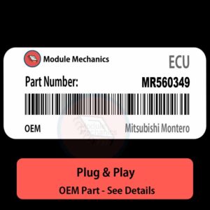 MR560349 ECU - PLUG & PLAY |  Mitsubishi Montero | ECM PCM BCM Engine Control Computer OEM