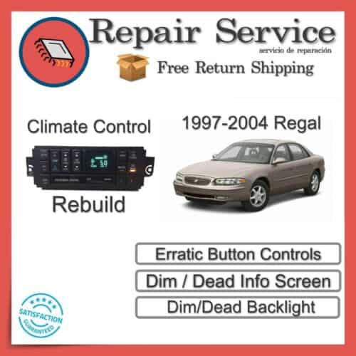 1997-2004 Buick Regal Climate Control Repair Service