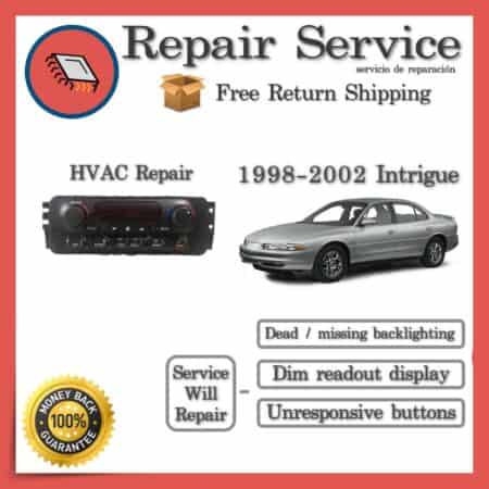 1998-2002 Oldsmobile Intrigue Climate Control Repair Service