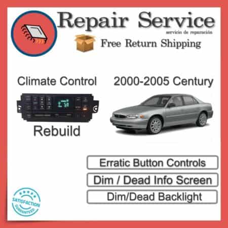 2000-2005 Buick Century Climate Control Repair Service