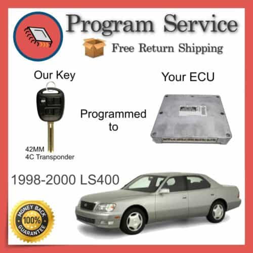 1998-2000 Lexus LS400 ECU to Key Programming Service