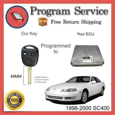 1998-2000 Lexus SC400 ECU to Key Programming Service | Engine Computer Immoblizer