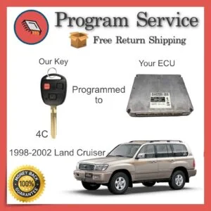 1998-2002 Toyota Land Cruiser ECU to Key Programming Service | Engine Computer Immobilizer