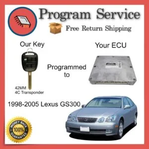 thumbnail interactive-video image 1 of 1998-2005 Lexus GS300 Remote Key Fob Replacement W/ 4C Chip (HYQ1512V / 314MHz) 1 of 5