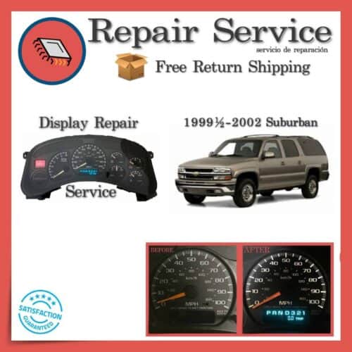 1999-2002 Chevrolet Suburban Gauge Cluster Repair Service