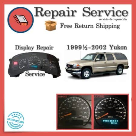 1999-2002 GMC Yukon Gauge Cluster Repair Service