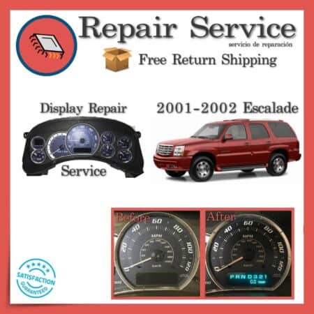 2000-2002 Cadillac Escalade Gauge Cluster Repair Service