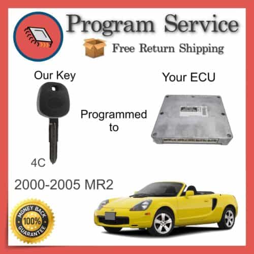 2000-2005 Toyota MR2 ECU to Key Programming Service