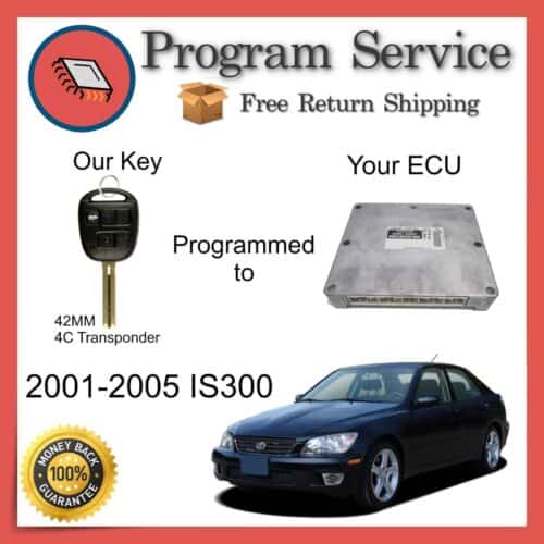 2001-2005 Lexus IS300 ECU to Key Programming Service | Engine Computer Immoblizer