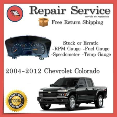 2004-2012 Chevrolet Colorado Gauge Cluster Repair Service - Module