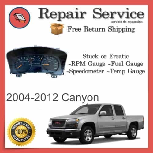 2004-2012 GMC Canyon Gauge Cluster Repair Service