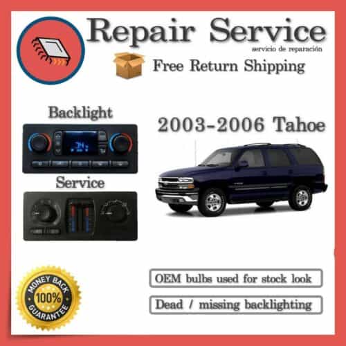 2003-2006 Chevrolet Tahoe Climate Control Repair Service