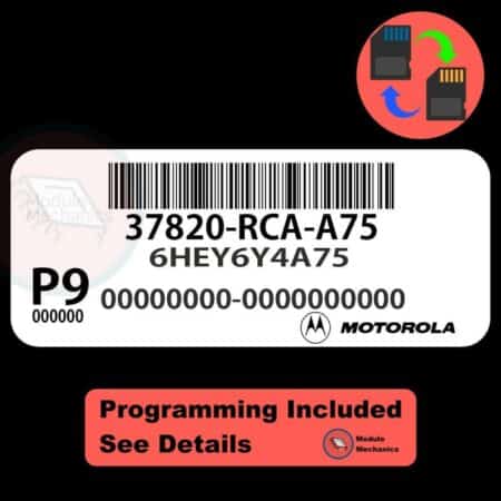 37820-RCA-A75 ecm ecu computer