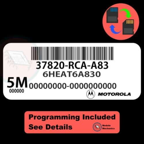 37820-RCA-A83 ecm ecu computer