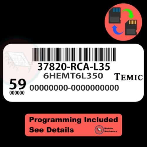 37820-RCA-L35 ecm ecu computer