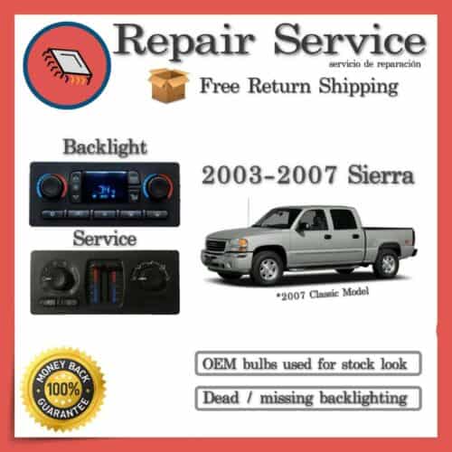 2003-2007 GMC Sierra Climate Control Repair Service