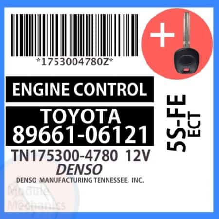 Check out our replacement OEM ECU with included programmed master key! Compatible: 2000 2001 Toyota Camry Solara OEM Part Number: 89661-06121 | 8966106121 | TN175300-4780 | TN1753004780 (See description below for more details)