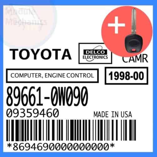Compatible: 1999 Toyota Camry OEM Part Number: 89661-0W090 | 896610W090 | 09359460