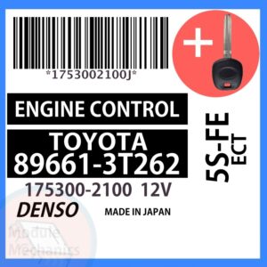 Compatible: 1998 1999 Toyota Camry OEM Part Number: 89661-3T262 | 896613T262 | 175300-2100 | 1753002100