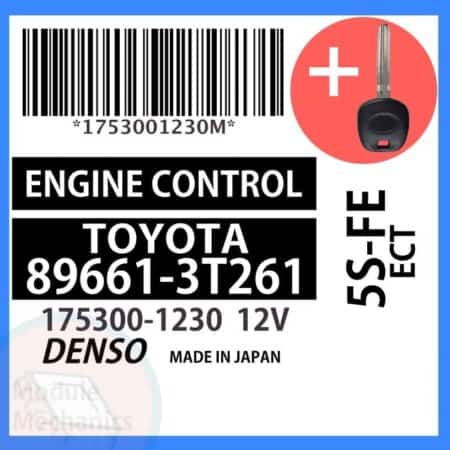 Compatible: 1998 1999 Toyota Camry OEM Part Number: 89661-3T261 | 896613T261 | 175300-1230 | 1753001230