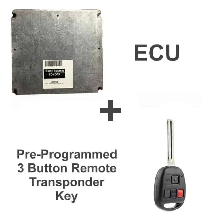89661-48390 ECU & Programmed Master Key for Lexus RX300 for OEM Denso