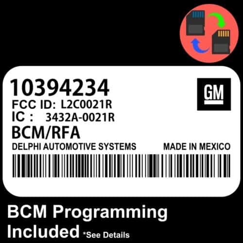 10394234 Body control Module BCM Chevrolet Colorado GMC Canyon