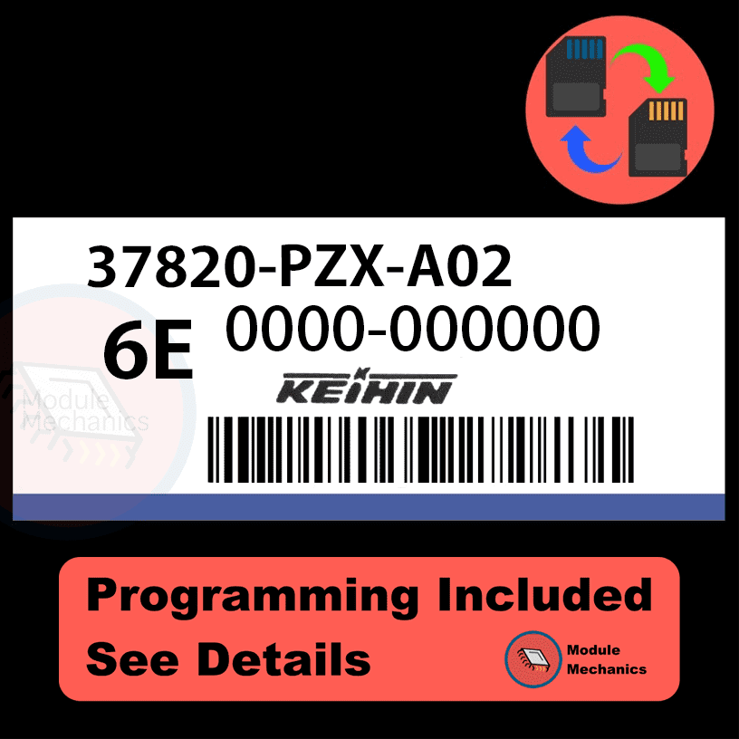 37820-PZX-A02 ECU with PROGRAMMING - VIN & Security | Honda S2000 | ECM PCM Engine Control Computer OEM 37820-PZX-A02