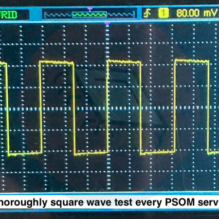 PSOM Square wave test