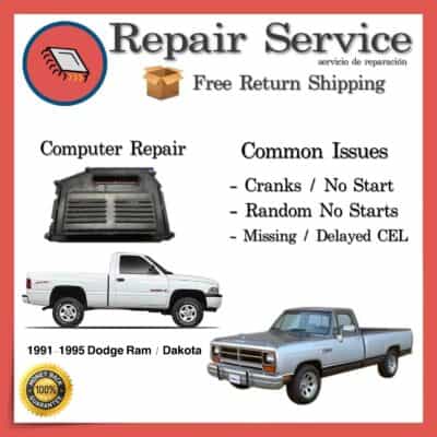 1996-1997 Dodge RAM 2500/3500 Diesel PCM/ECM/ECU REPAIR SERVICE - Mail-In Module Fix With 1-Year Warranty