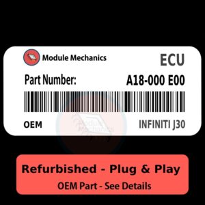 A18-000 E00 ECU - PLUG & PLAY |  Infiniti J30 | ECM PCM BCM Engine Control Computer OEM