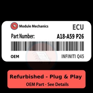 A18-A59 P26 ECU - PLUG & PLAY |  Infiniti Q45 | ECM PCM BCM Engine Control Computer OEM