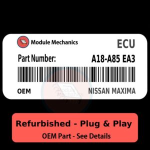 A18-A85 EA3 ECU - PLUG & PLAY |  Nissan Maxima | ECM PCM BCM Engine Control Computer OEM