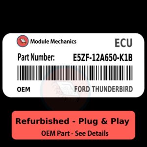 E5ZF-12A650-K1B ECU - PLUG & PLAY | Ford Thunderbird | ECM PCM BCM Engine Control Computer OEM
