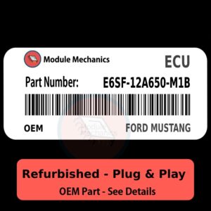 E6SF-12A650-M1B ECU - PLUG & PLAY | Ford Mustang | ECM PCM BCM Engine Control Computer OEM